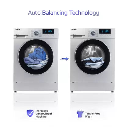 MarQ by Flipkart 7.5 kg Fully Automatic Front Load Washing Machine with In-built Heater White  (MQFLXI75)(OPEN BOX) MarQ by Flipkart 7.5 kg Fully Automatic Front Load Washing Machine with In-built Heater White  (MQFLXI75)(OPEN BOX)
